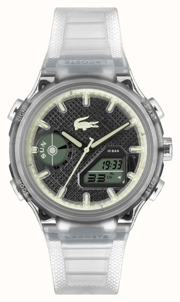 Lacoste LC33 Dual-Display Multifunction Silicone Strap 2011401 - KRISHNA WATCH COMPANY