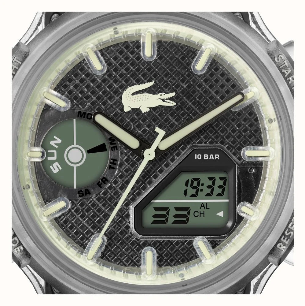 Lacoste LC33 Dual-Display Multifunction Silicone Strap 2011401 - KRISHNA WATCH COMPANY