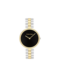 CALVIN KLEIN Gleam Black Dial Stainless Steel Analogue Watch For Women - 25100012