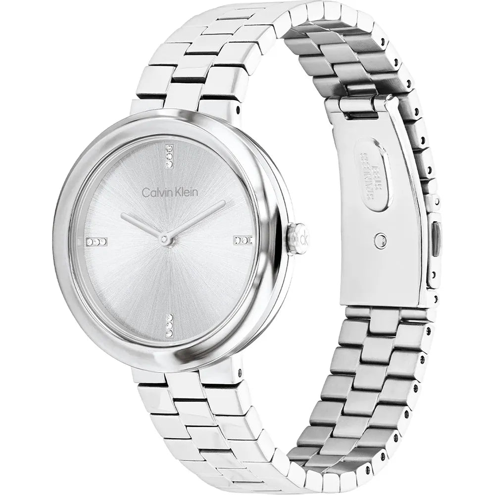 Calvin Klein Twisted Bezel Watch 25100093 - KRISHNA WATCH COMPANY