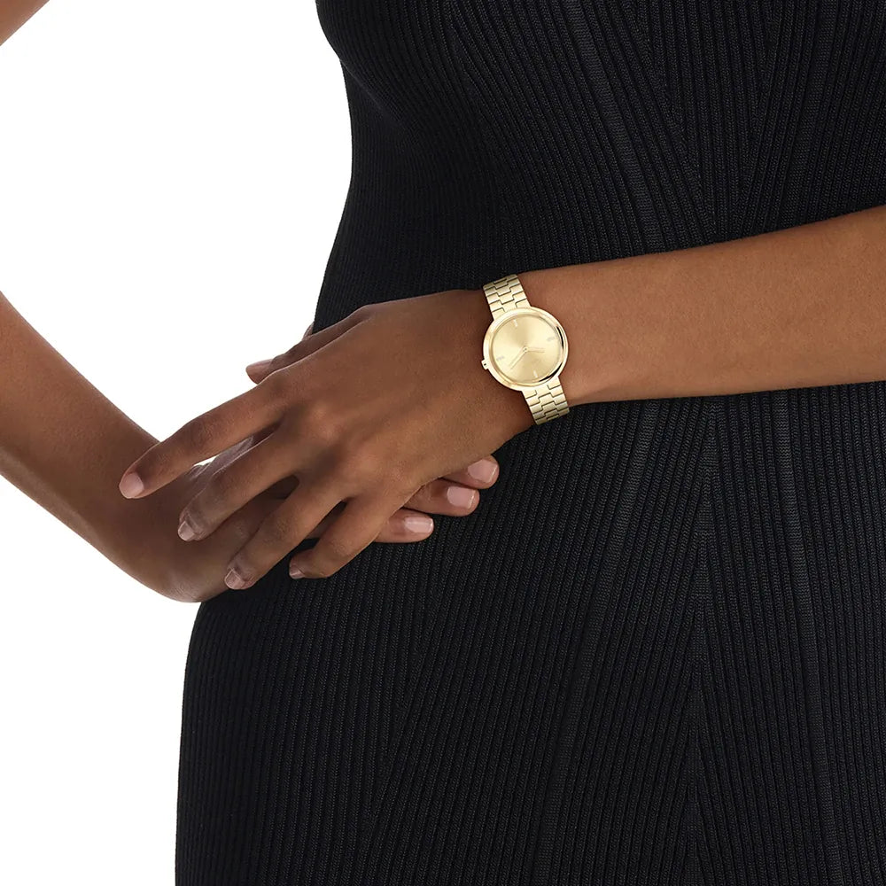 Calvin Klein Twisted Bezel Watch 25100094 - KRISHNA WATCH COMPANY