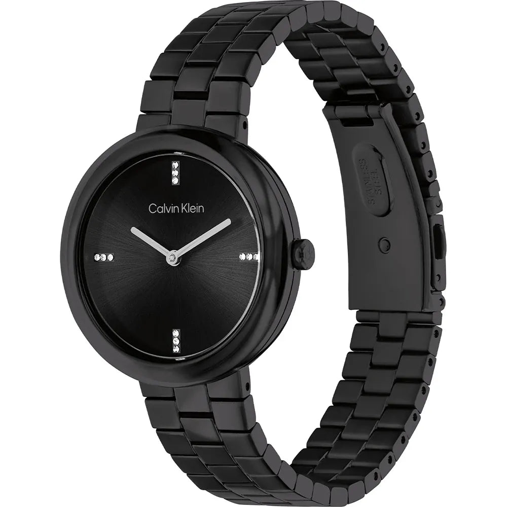 Calvin Klein Twisted Bezel Watch 25100096 - KRISHNA WATCH COMPANY
