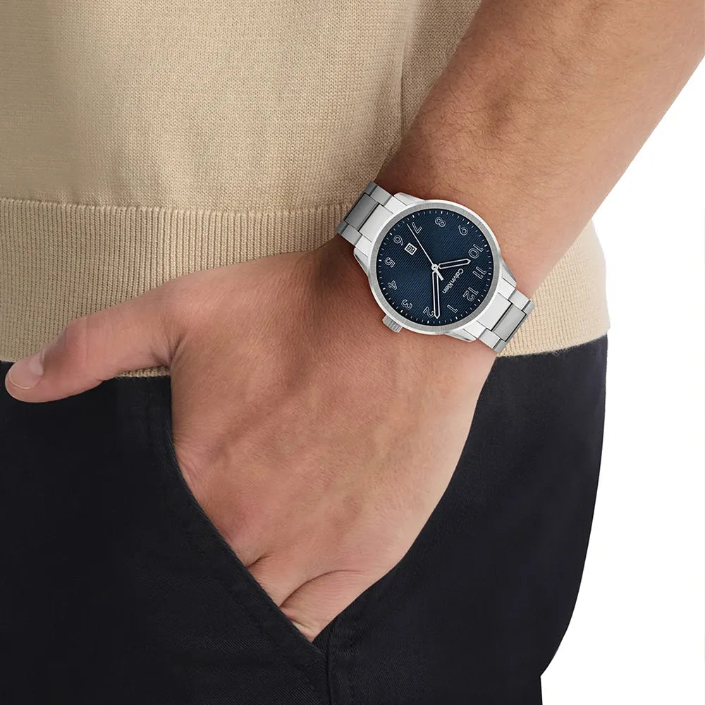 Calvin Klein Minimalistic Pilot Watch 25200515 - KRISHNA WATCH COMPANY