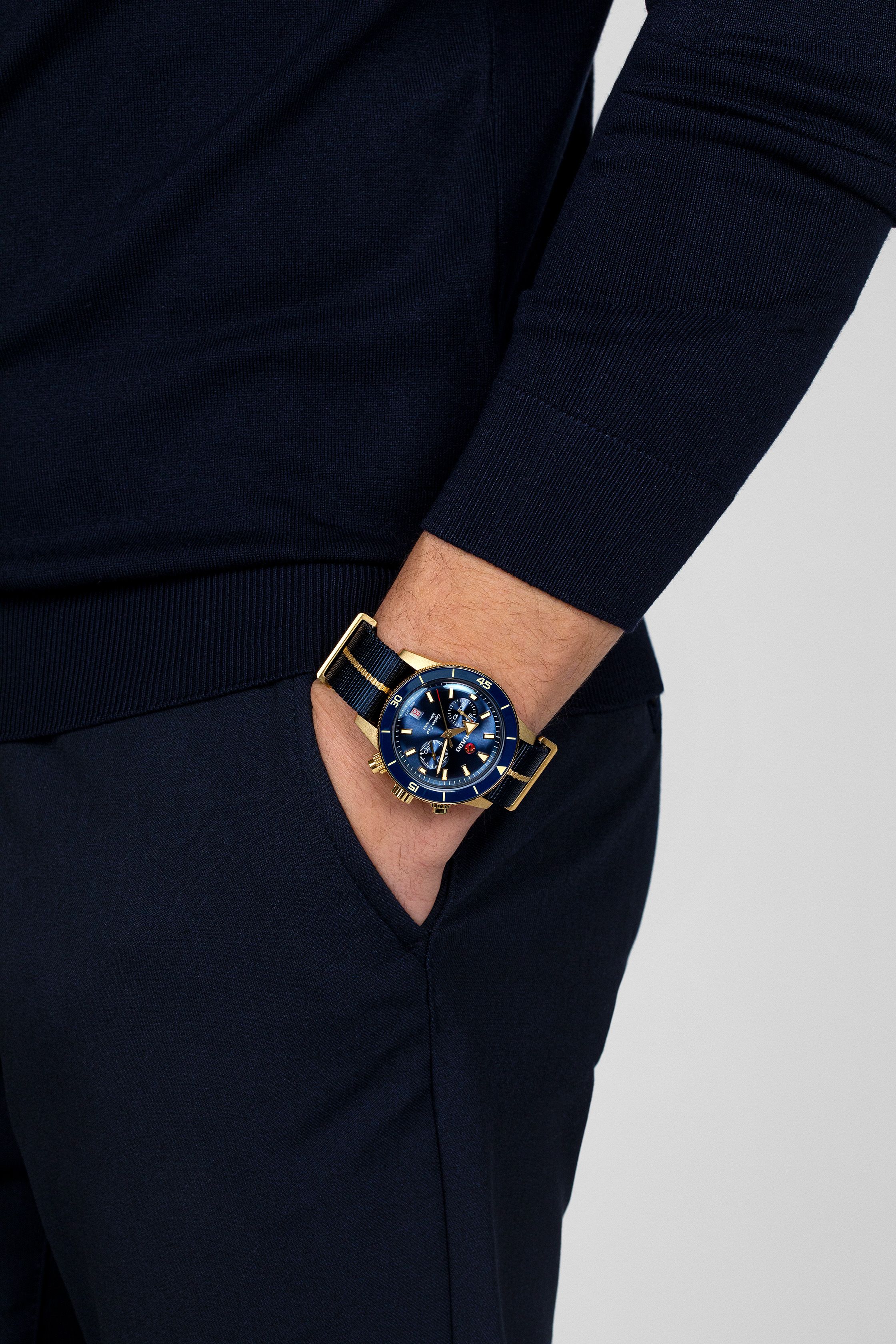 RADO Captain Cook Automatic Chronograph R32146208 - KRISHNA WATCH COMPANY