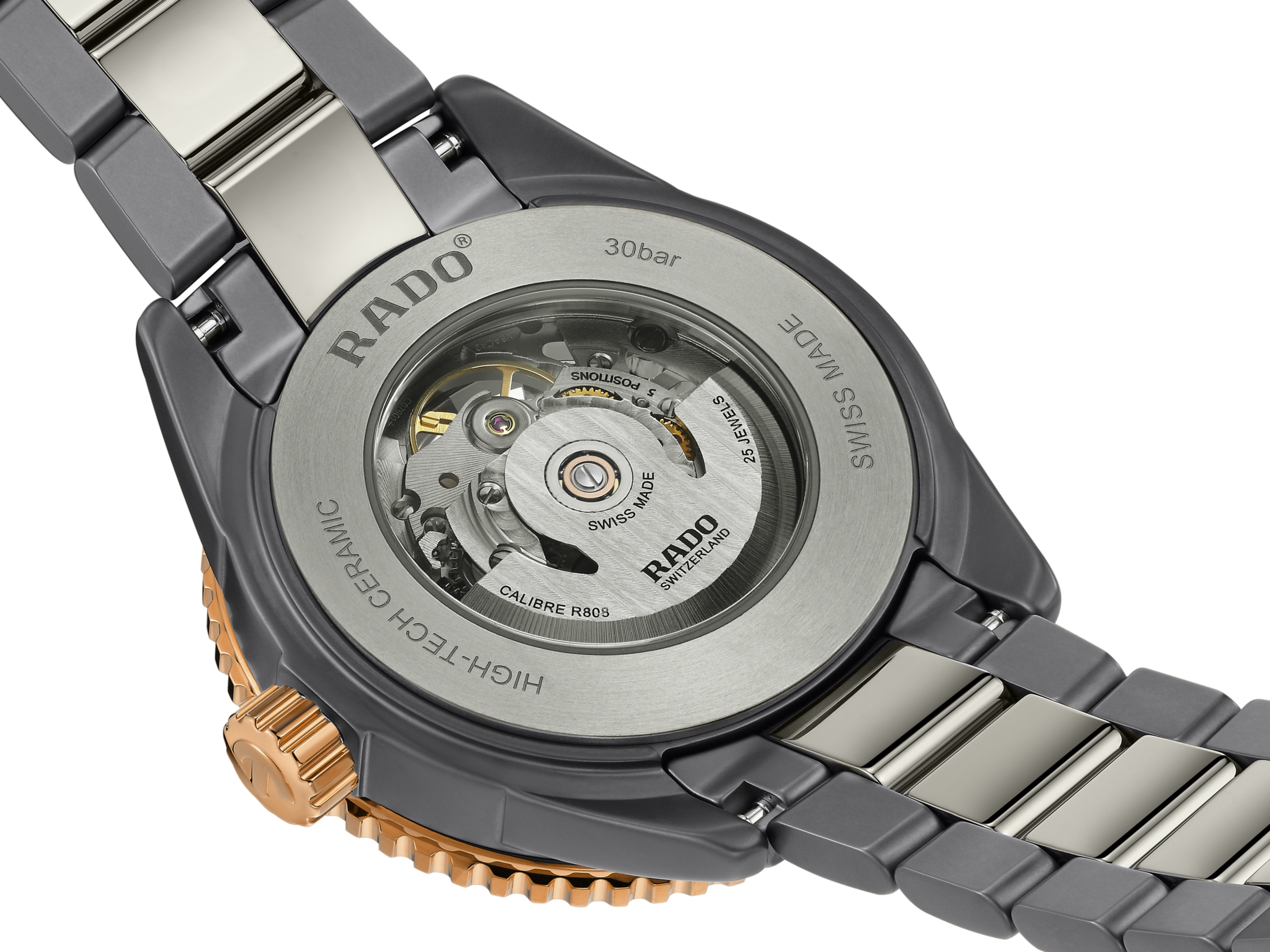 RADO Captain Cook High-Tech Ceramic Skeleton R32148162 - KRISHNA WATCH COMPANY