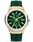 CERRUTI 1881 36 mm Green Dial Silicone Analogue Watch For Men - CECIWGQ0006903W
