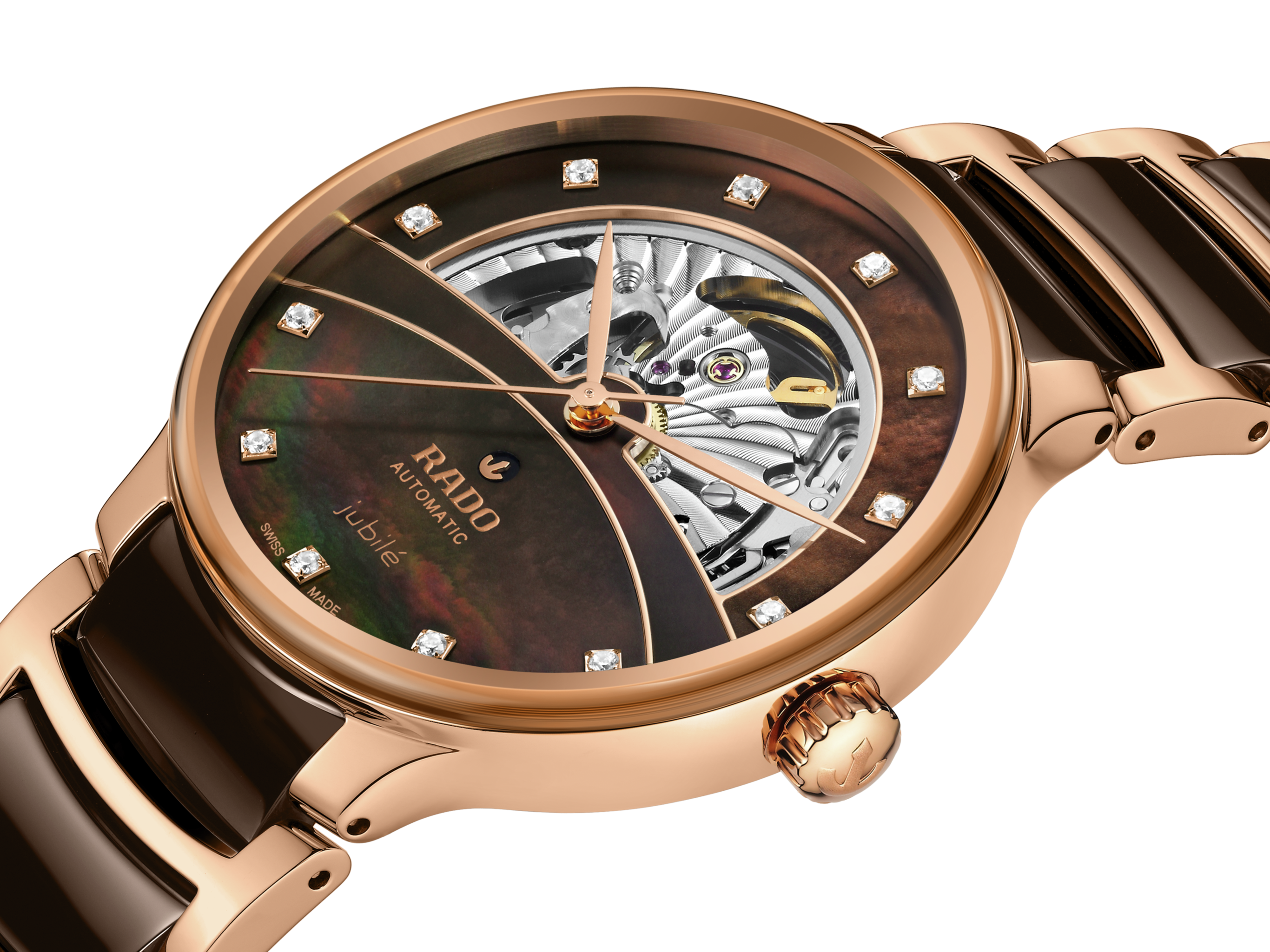 RADO Centrix Diamonds Unisex Watch - R30028902 - KRISHNA WATCH COMPANY