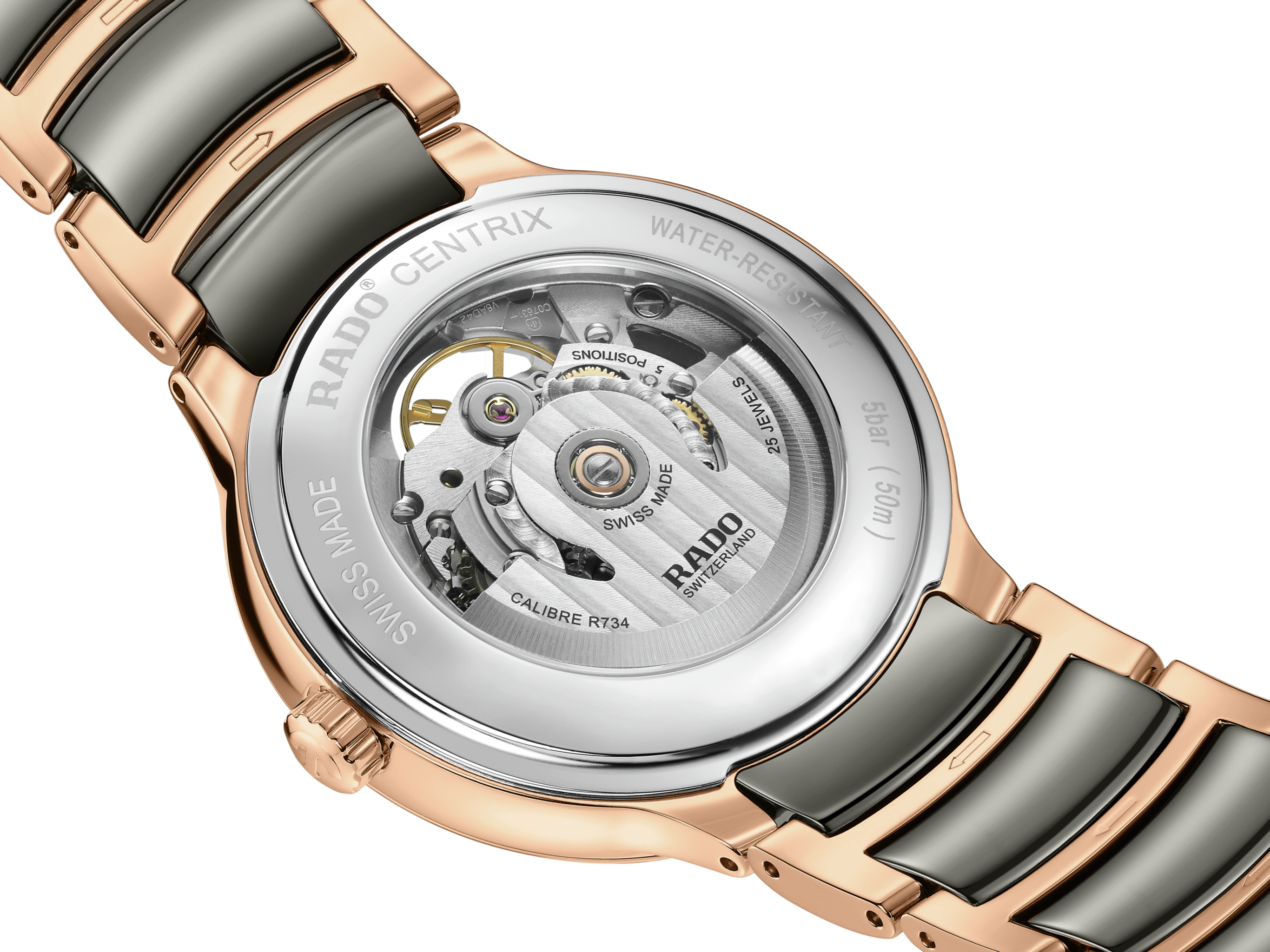 RADO Centrix Automatic Diamonds Open Heart R30028912 - KRISHNA WATCH COMPANY