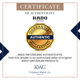 RADO Florence Automatic Unisex 39 mm R48903703 - KRISHNA WATCH COMPANY