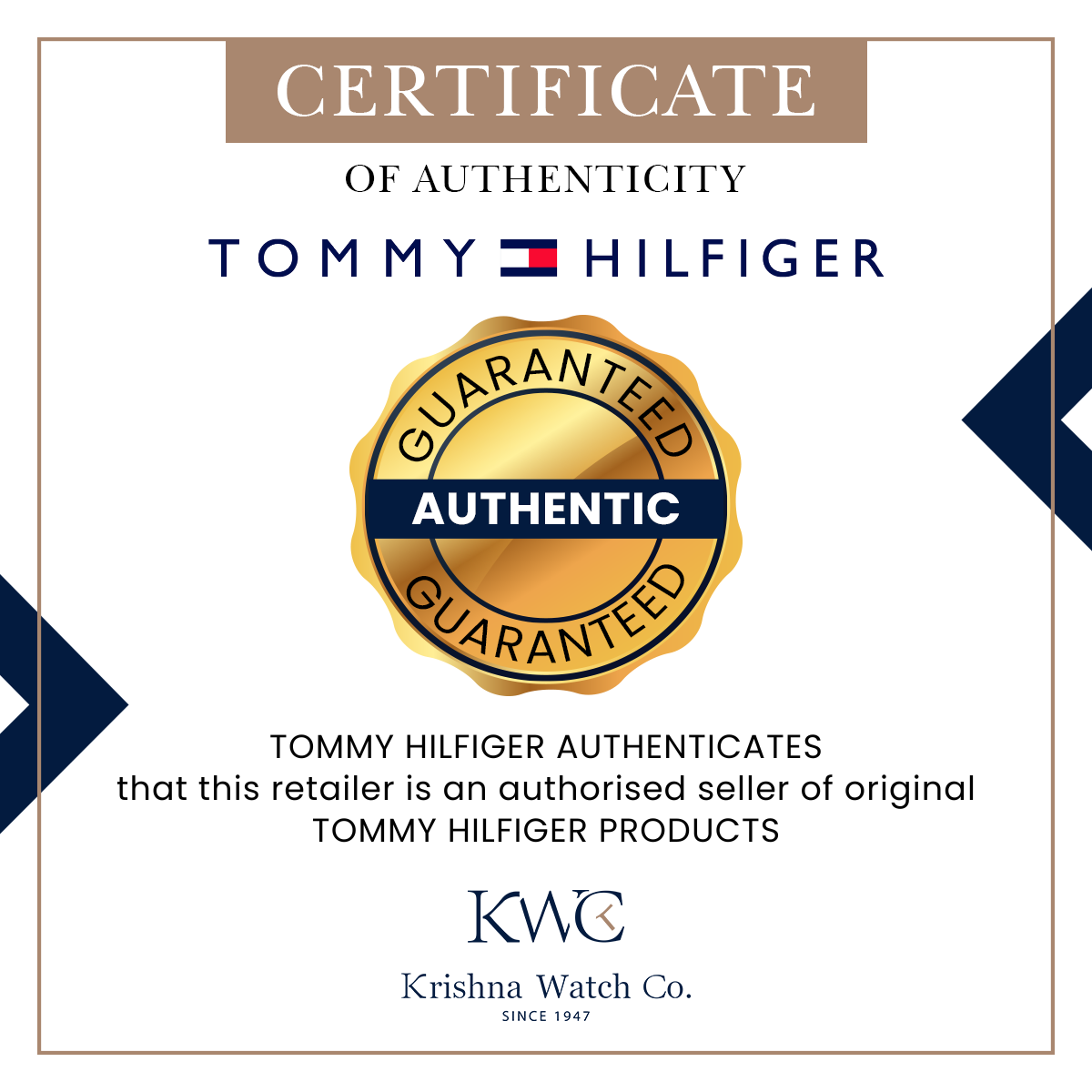 Tommy Hilfiger Quartz Analog Watch For Women th1782780 - KRISHNA WATCH COMPANY