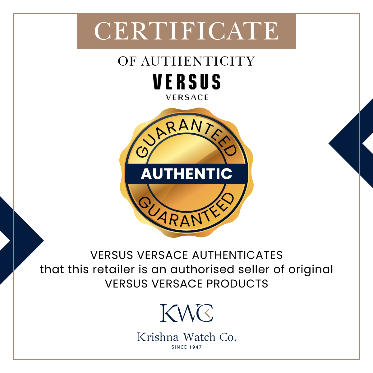 Versace Black Asymmetrical Dial Analog Women Watch - VE0C00325 - KRISHNA WATCH COMPANY