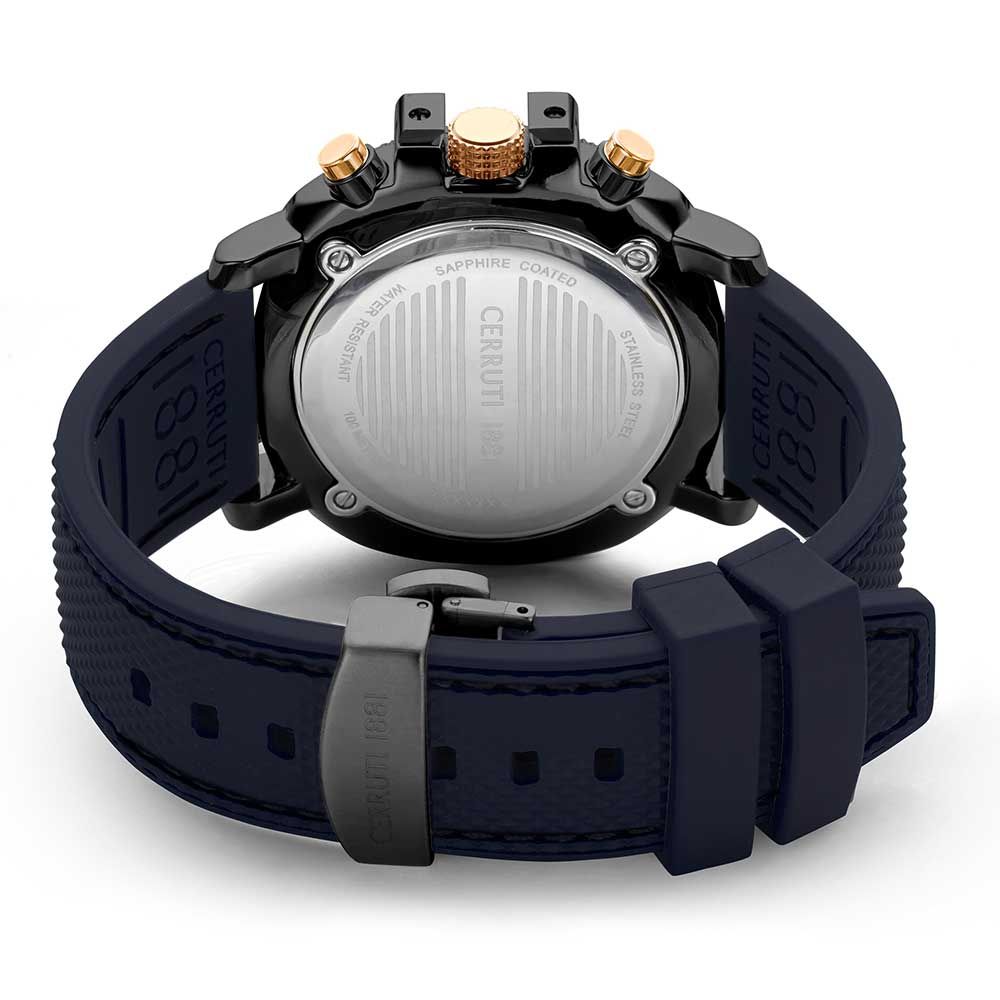 Cerruti Men Positano Round Blue Watches CECIWGO2206801W - KRISHNA WATCH COMPANY