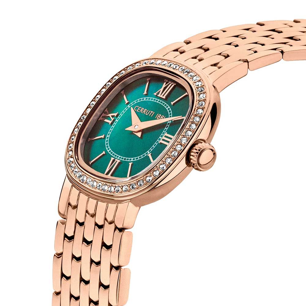 Cerruti Women Gresta Square Green Watches CECIWLG0008601W - KRISHNA WATCH COMPANY