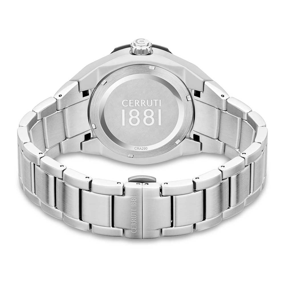 Cerruti Men Ruscello Round Black Watches CECRA29009W - KRISHNA WATCH COMPANY