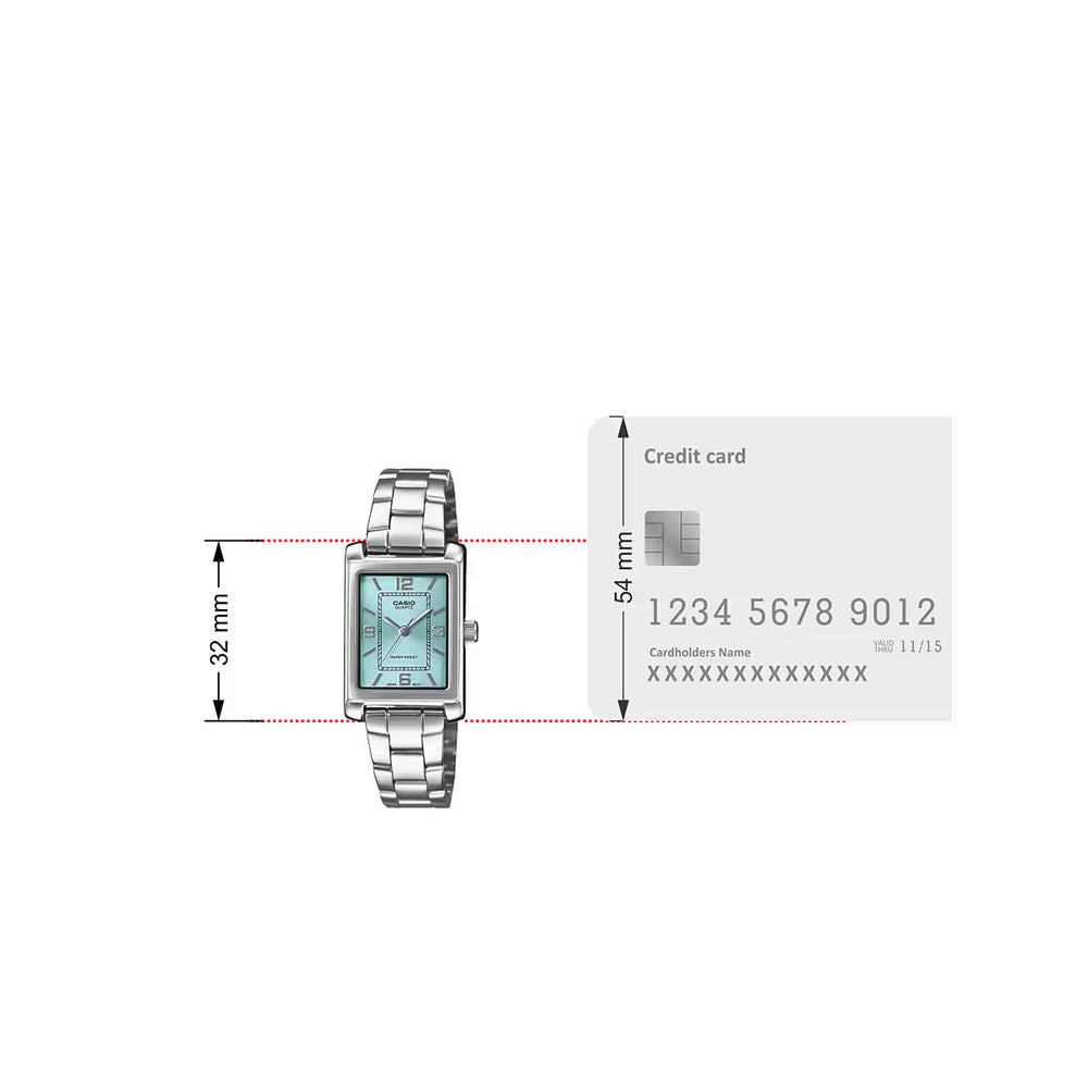 Casio WOMEN'S WATCH LTP-1234DD-2ADF - A2354 - KRISHNA WATCH COMPANY