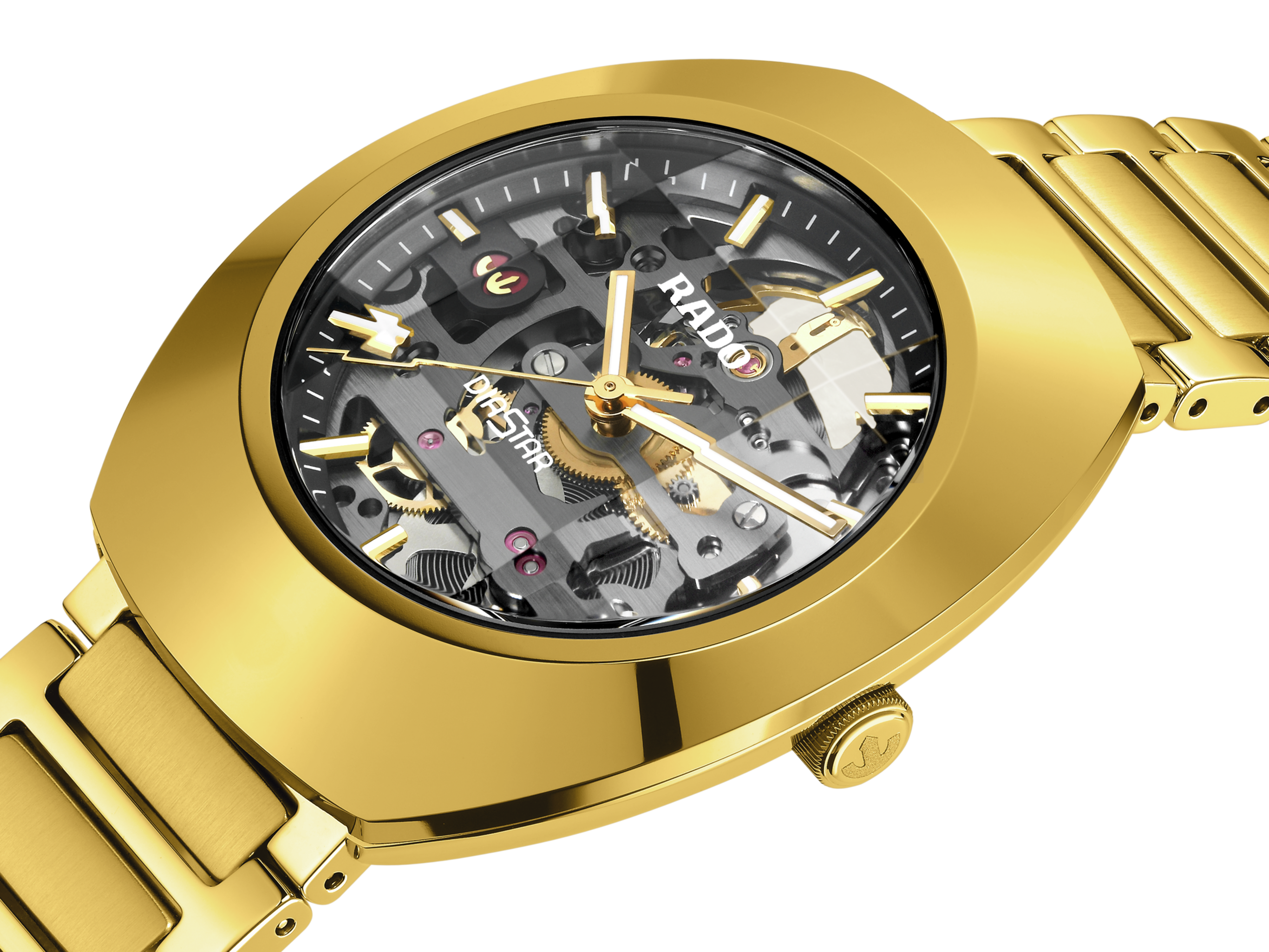 RADO Diastar Original Skeleton Automatic Unisex Watch - R12164153 - KRISHNA WATCH COMPANY
