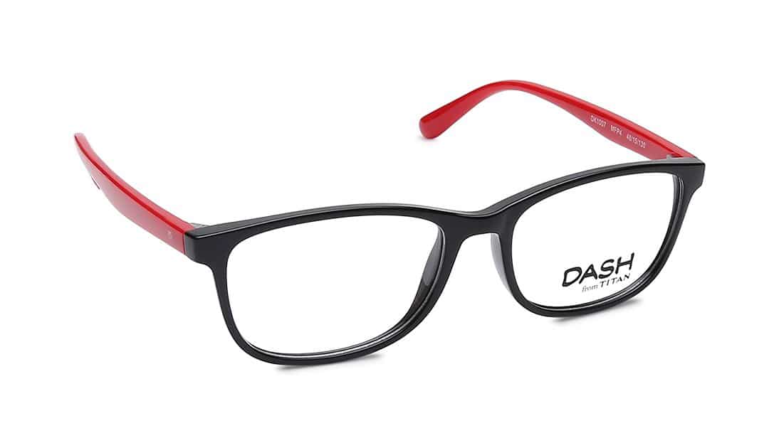 TITAN Black Wayfarer Rimmed Eyeglasses DK1007MFP4 - KRISHNA WATCH COMPANY