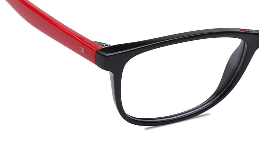 TITAN Black Wayfarer Rimmed Eyeglasses DK1007MFP4 - KRISHNA WATCH COMPANY