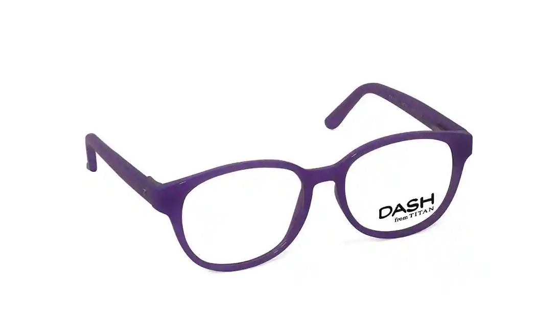 DASH Purple Oval Rimmed Eyeglasses DK1011WFP1 - KRISHNA WATCH COMPANY