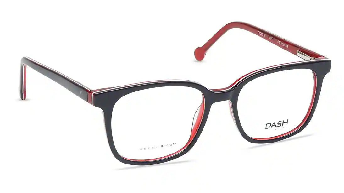DASH Blue Wayfarer Rimmed Eyeglasses DK1018MFP1 - KRISHNA WATCH COMPANY