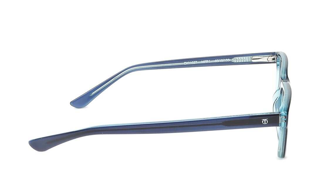 DASH Blue Rectangle Rimmed Eyeglasses DKI1027MFP1 - KRISHNA WATCH COMPANY