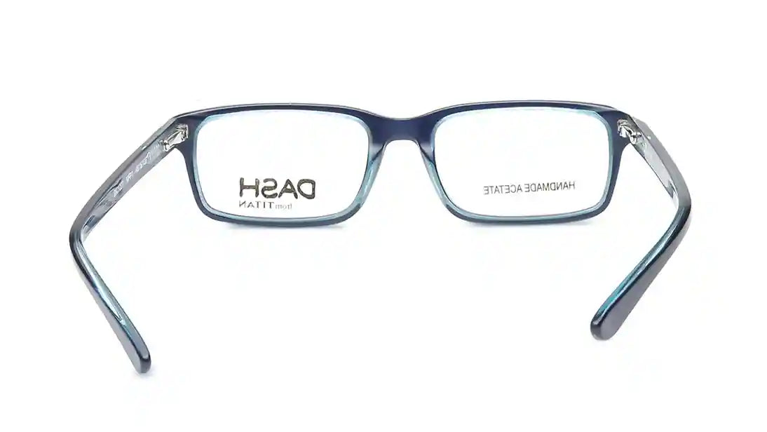 DASH Blue Rectangle Rimmed Eyeglasses DKI1027MFP1 - KRISHNA WATCH COMPANY