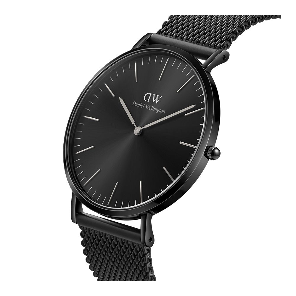 Daniel Wellington Classic Men's Black Analog Stainless Steel Watch DW00100632K - KRISHNA WATCH COMPANY