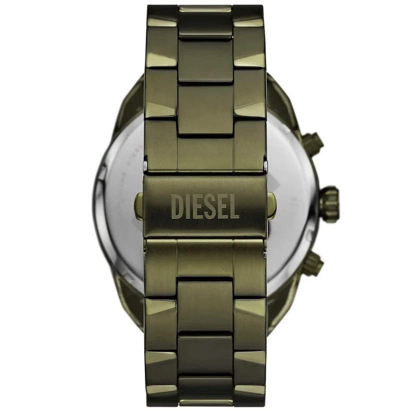 Diesel Spiked Chronograph Two Tone Dial Analog Watch Men - DZ4670 - KRISHNA WATCH COMPANY