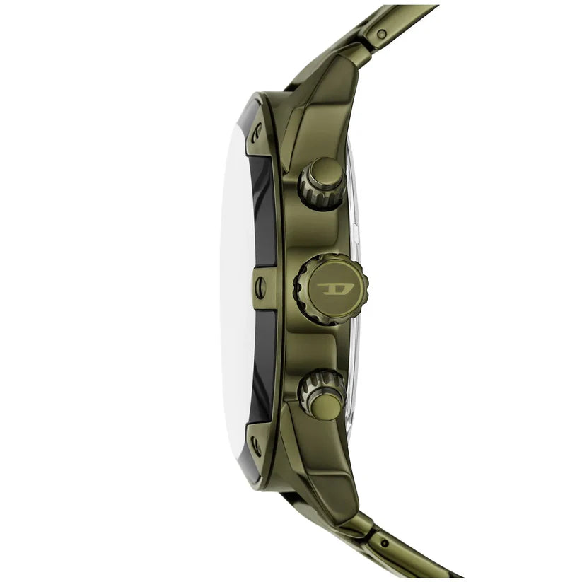 Diesel Spiked Chronograph Two Tone Dial Analog Watch Men - DZ4670 - KRISHNA WATCH COMPANY