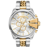 DIESEL Mega Chief Chrono White Dial Watch - DZ4672