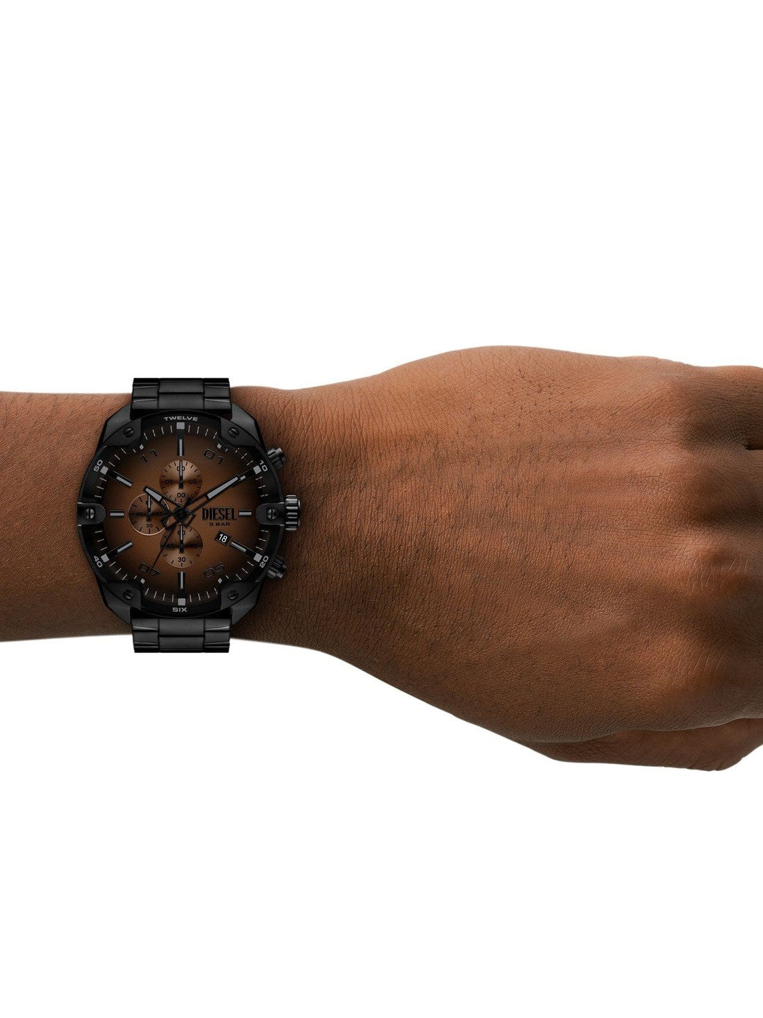 Diesel Spiked Quartz Chronograph Men 49 mm DZ4691
