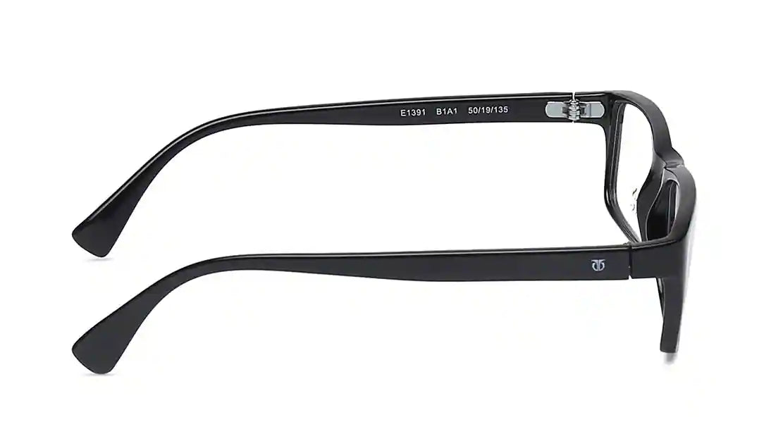 TITAN Black Rectangle Rimmed Eyeglasses E1391B1A1 - KRISHNA WATCH COMPANY