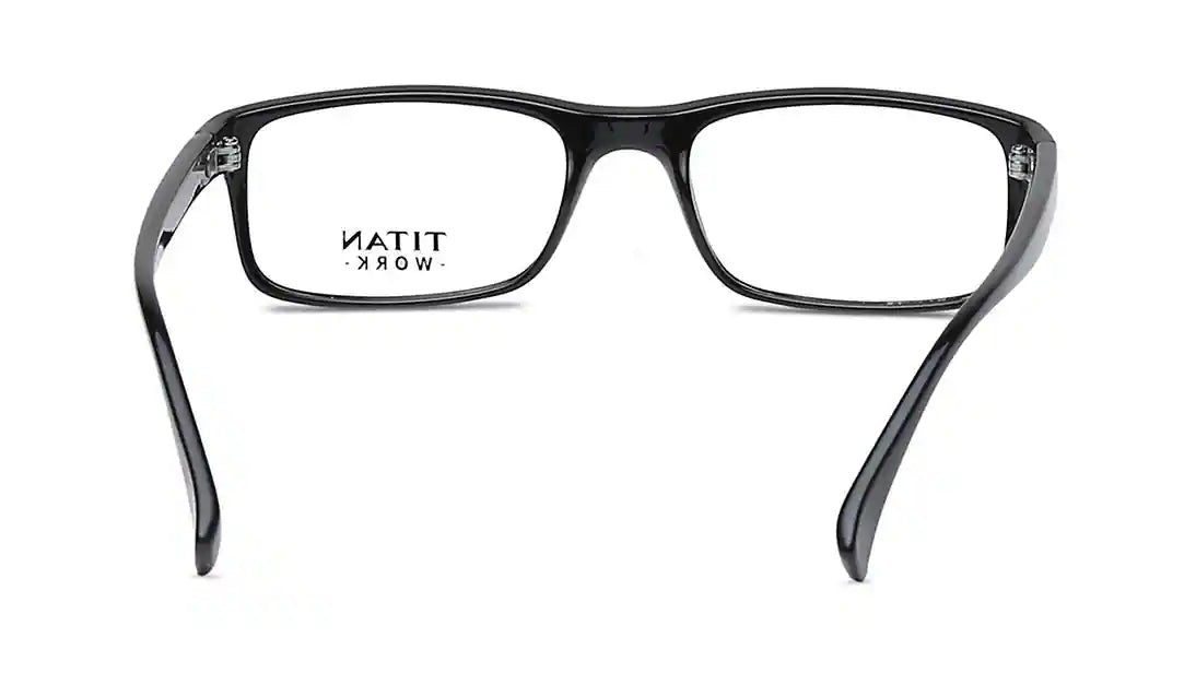 TITAN Black Rectangle Rimmed Eyeglasses E1391B1A1 - KRISHNA WATCH COMPANY