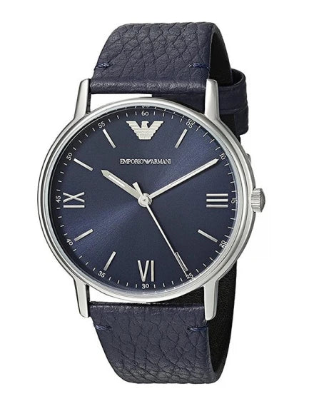 Emporio Armani Men Navy Analogue Watch AR11012 - KRISHNA WATCH COMPANY