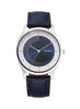 Titan Yin & Yang Blue Dial Analog Leather Strap Watch For Men 1825Sl04