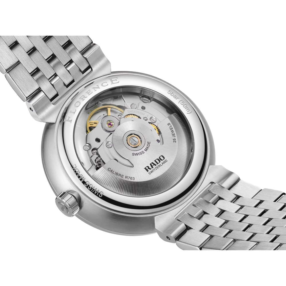 Rado Florence Automatic Stainless Steel Watch - R48903733 - KRISHNA WATCH COMPANY
