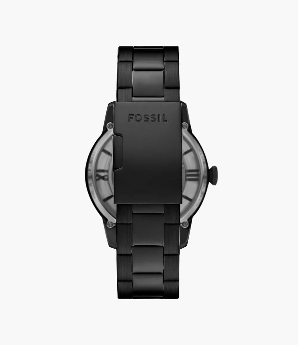 Fossil Townsman Automatic Black Stainless Steel Watch ME3269 - KRISHNA WATCH COMPANY