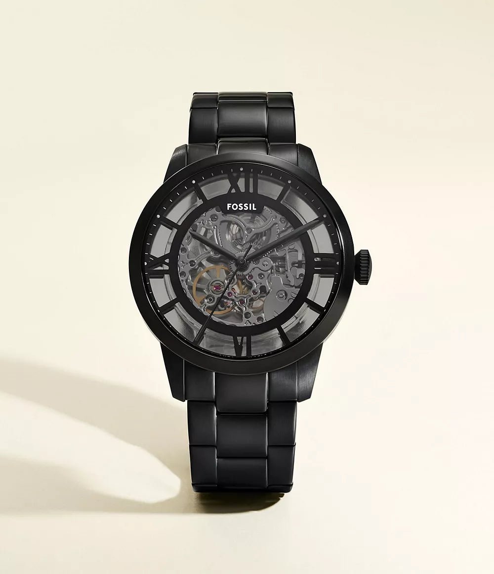 Fossil Townsman Automatic Black Stainless Steel Watch ME3269