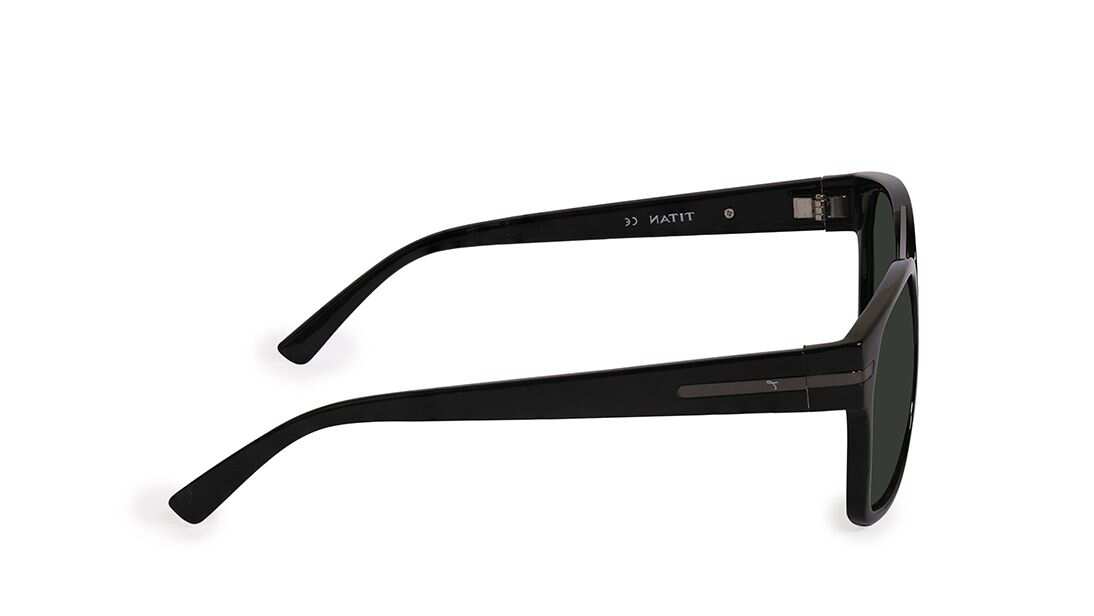 TITAN Black Square Men Sunglasses GC282GR3P - KRISHNA WATCH COMPANY
