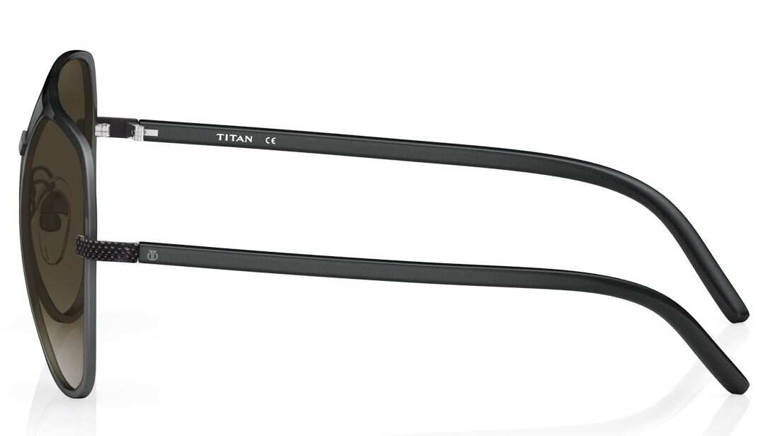TITAN Grey Oval Men Sunglasses GC289BK2P - KRISHNA WATCH COMPANY