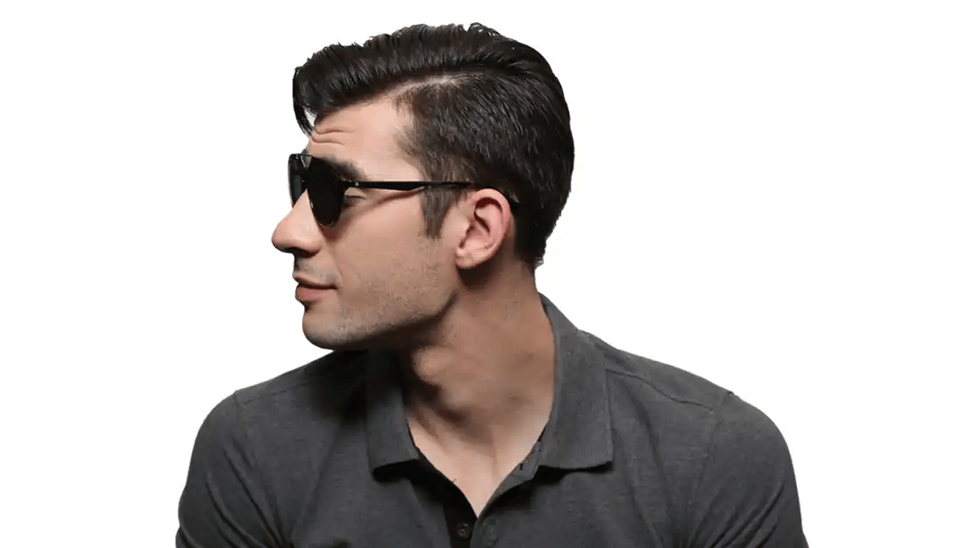 TITAN Black Round Men Sunglasses GC299BK1P - KRISHNA WATCH COMPANY