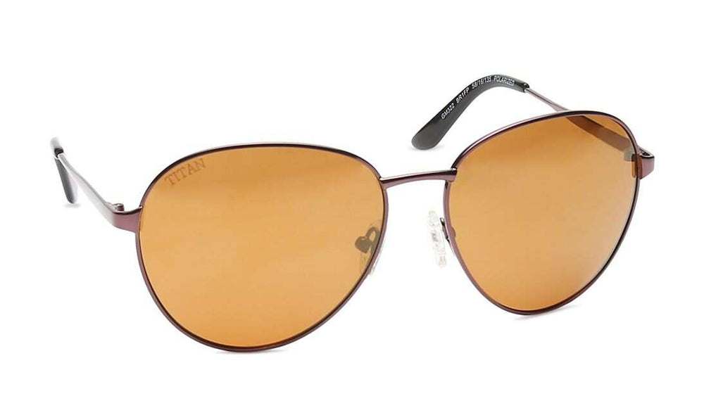 TITAN Brown Aviator Women Sunglasses GM322BR1FP - KRISHNA WATCH COMPANY