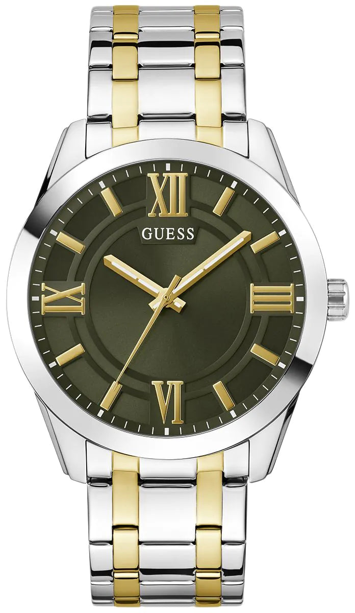 GUESS ELLIOT Mens Two Tone Analog Watch GW0893G1 - KRISHNA WATCH COMPANY