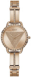 GUESS TRI BELLINI Ladies Rose Gold Tone Analog Watch - GW0914L3