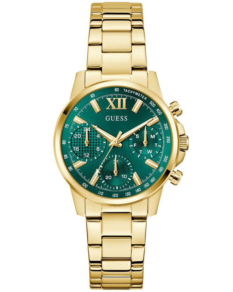 Guess Bailey Green Round Quartz Women Watch GW0933L6 - KRISHNA WATCH COMPANY