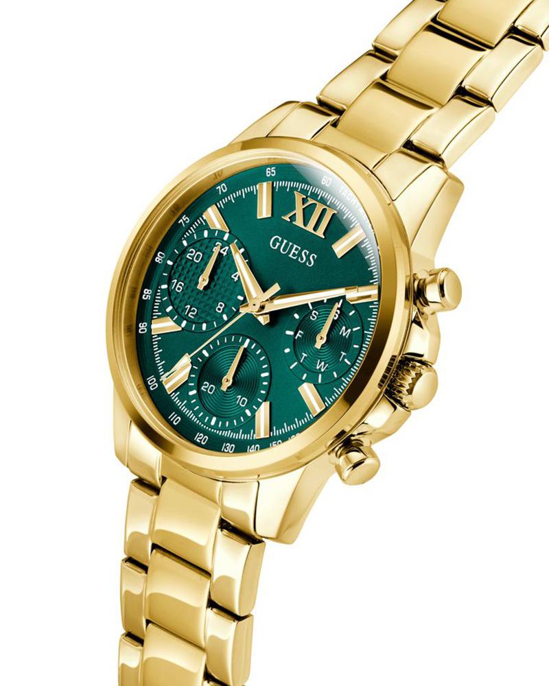 Guess Bailey Green Round Quartz Women Watch GW0933L6 - KRISHNA WATCH COMPANY