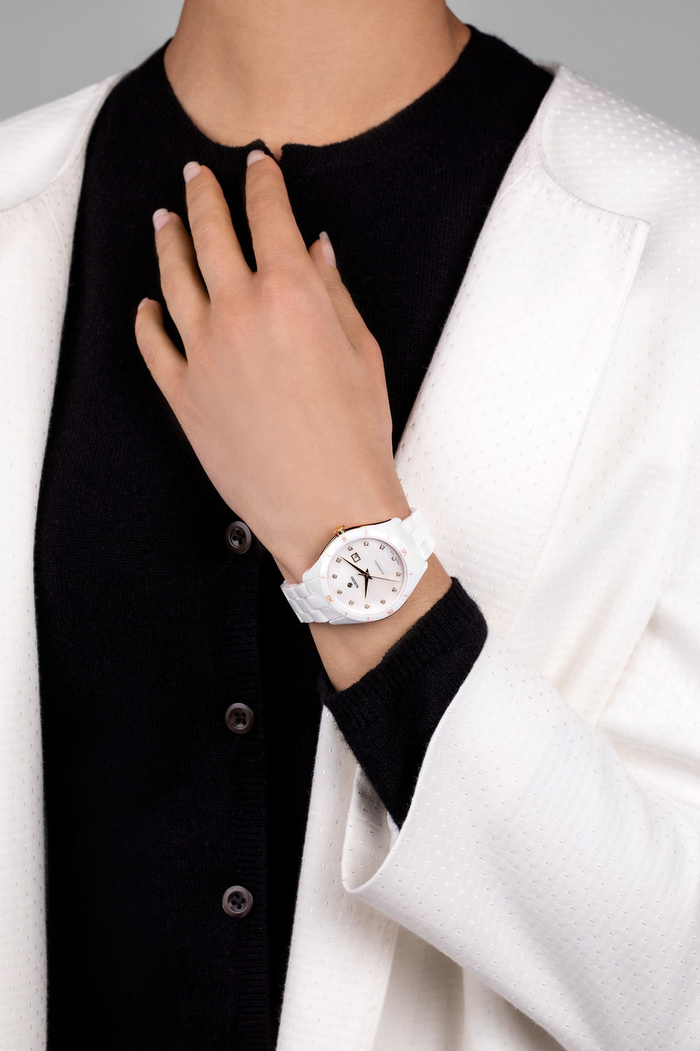 RADO HyperChrome Automatic Diamonds R32033902 - KRISHNA WATCH COMPANY
