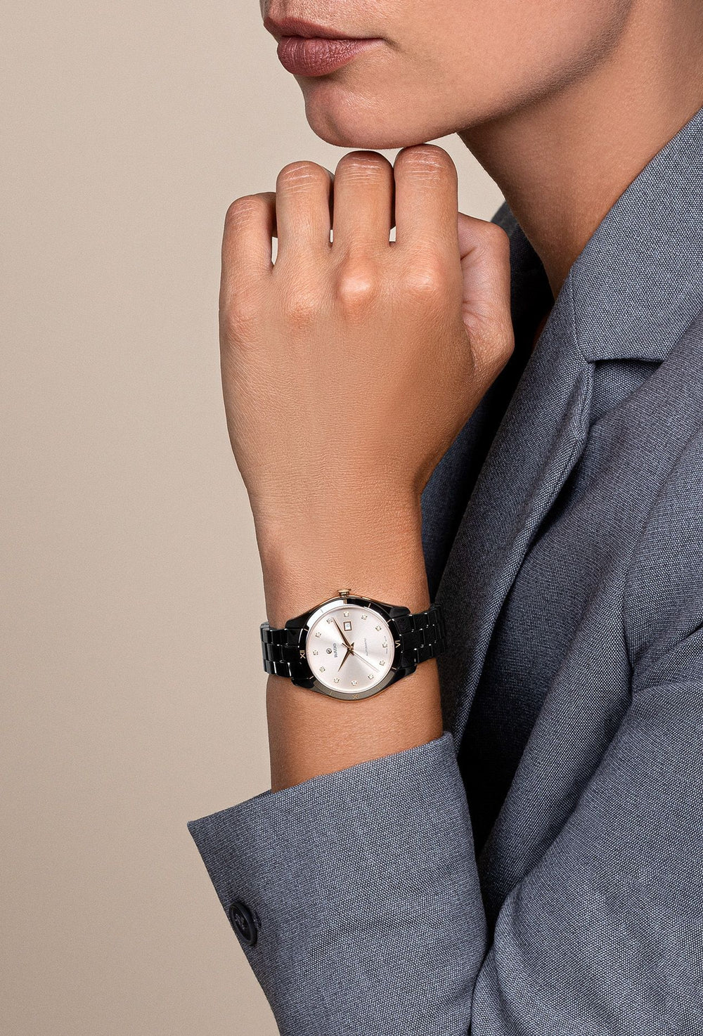RADO HyperChrome Automatic Diamonds R32043712 - KRISHNA WATCH COMPANY