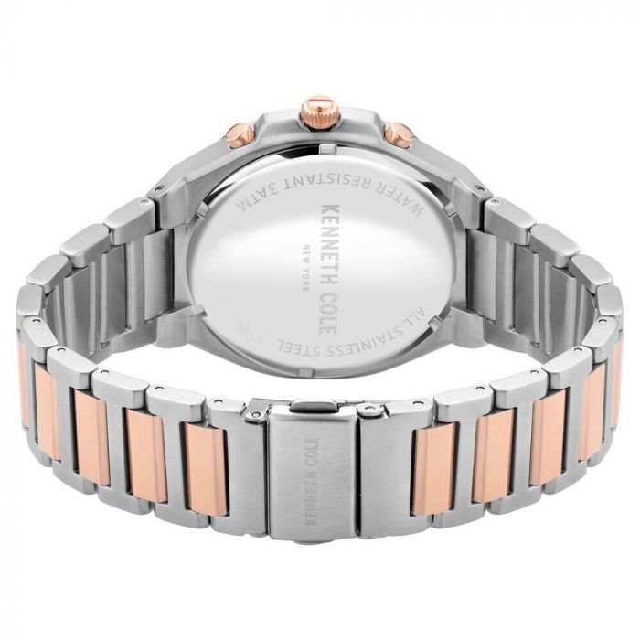 Kenneth Cole Quartz Chronograph Grey Dial Stainless Steel Strap Watch for Men ntkcwgi2104902mn - KRISHNA WATCH COMPANY