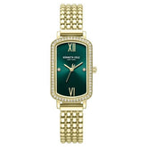 Kenneth Cole Quartz Analog Green Dial Golden Colour Stainless Steel Strap Watch For Women kcwlg0065802ld